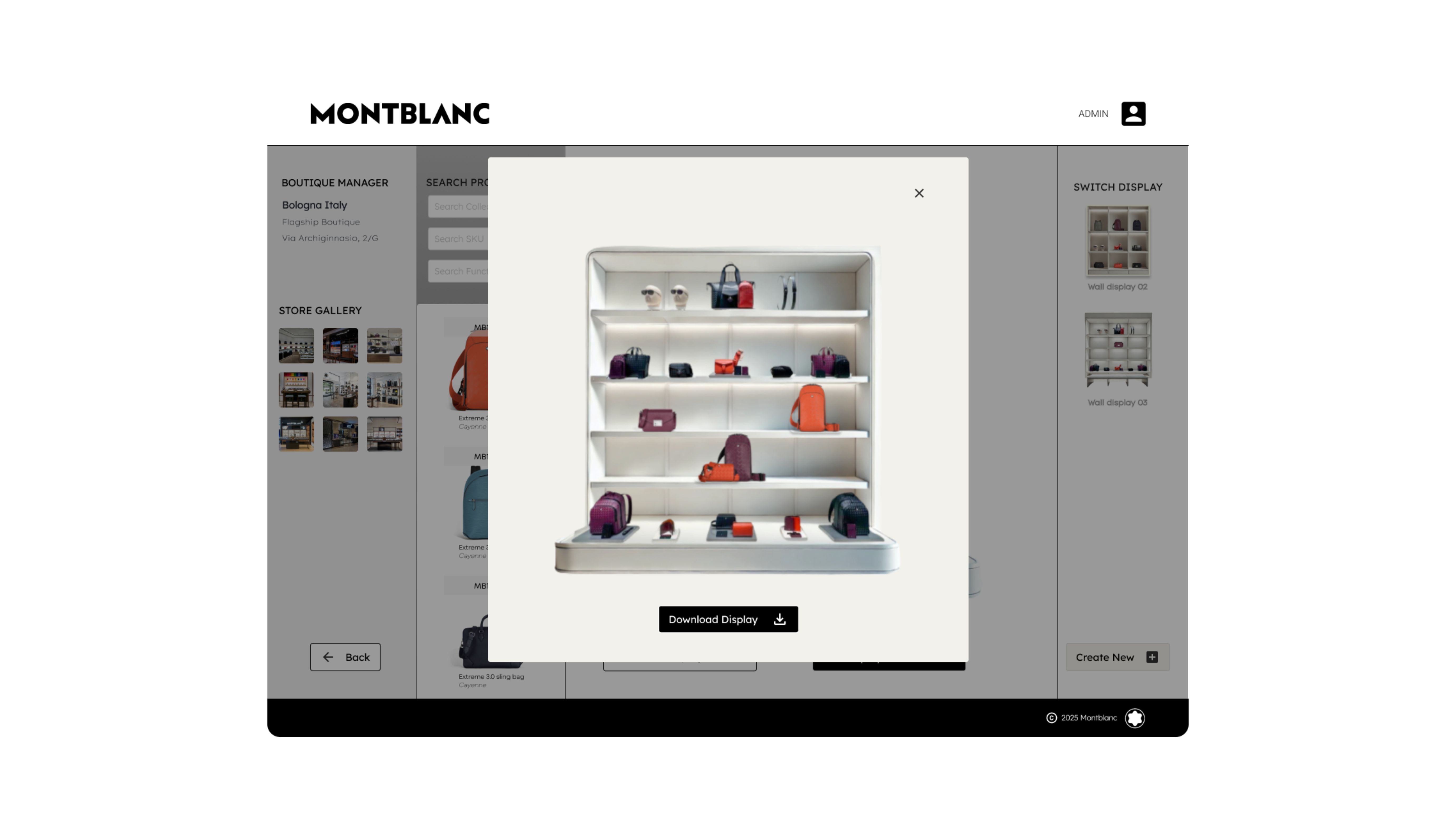 Montblanc visualisation screen 10