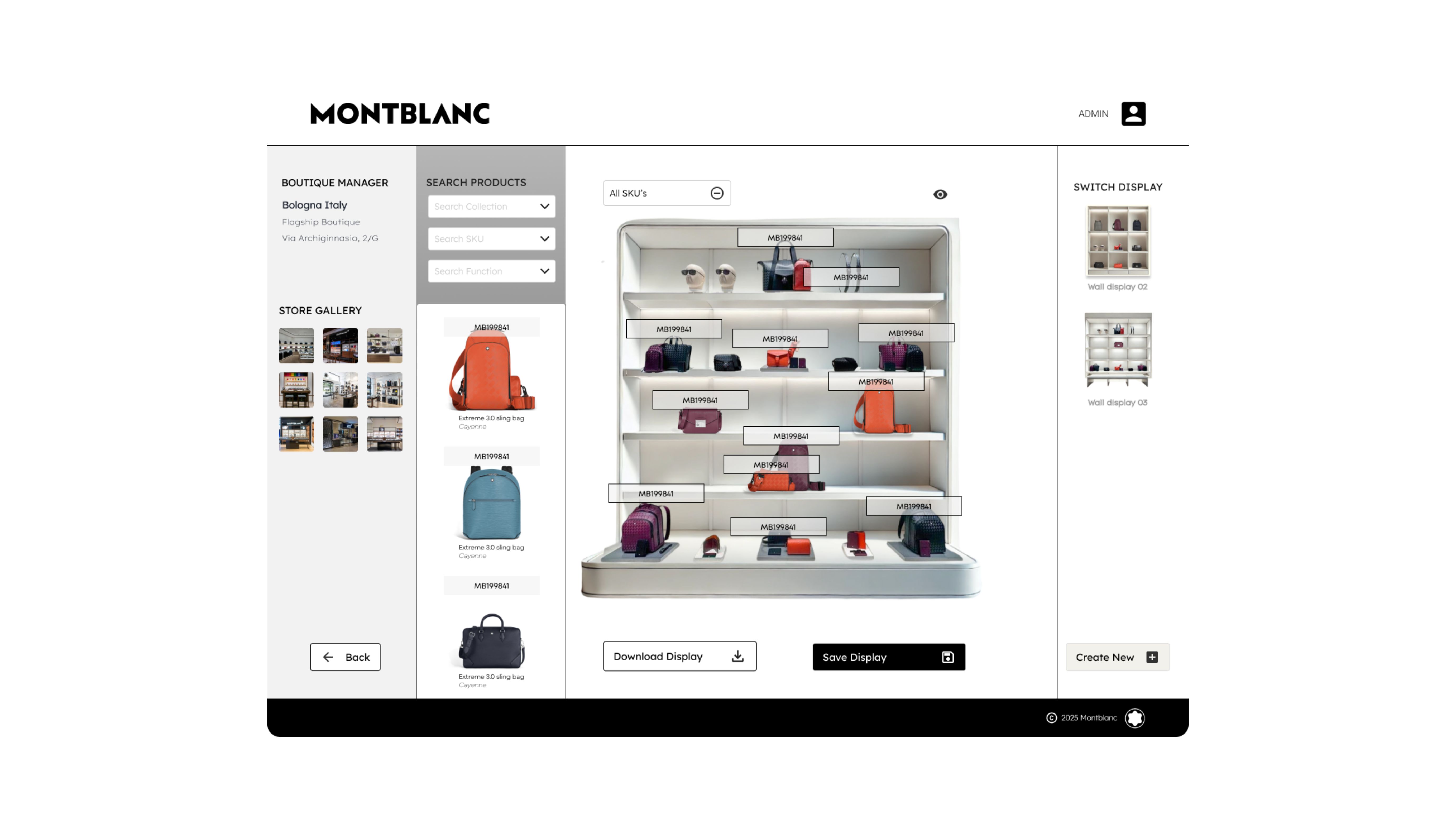 Montblanc visualisation screen 11