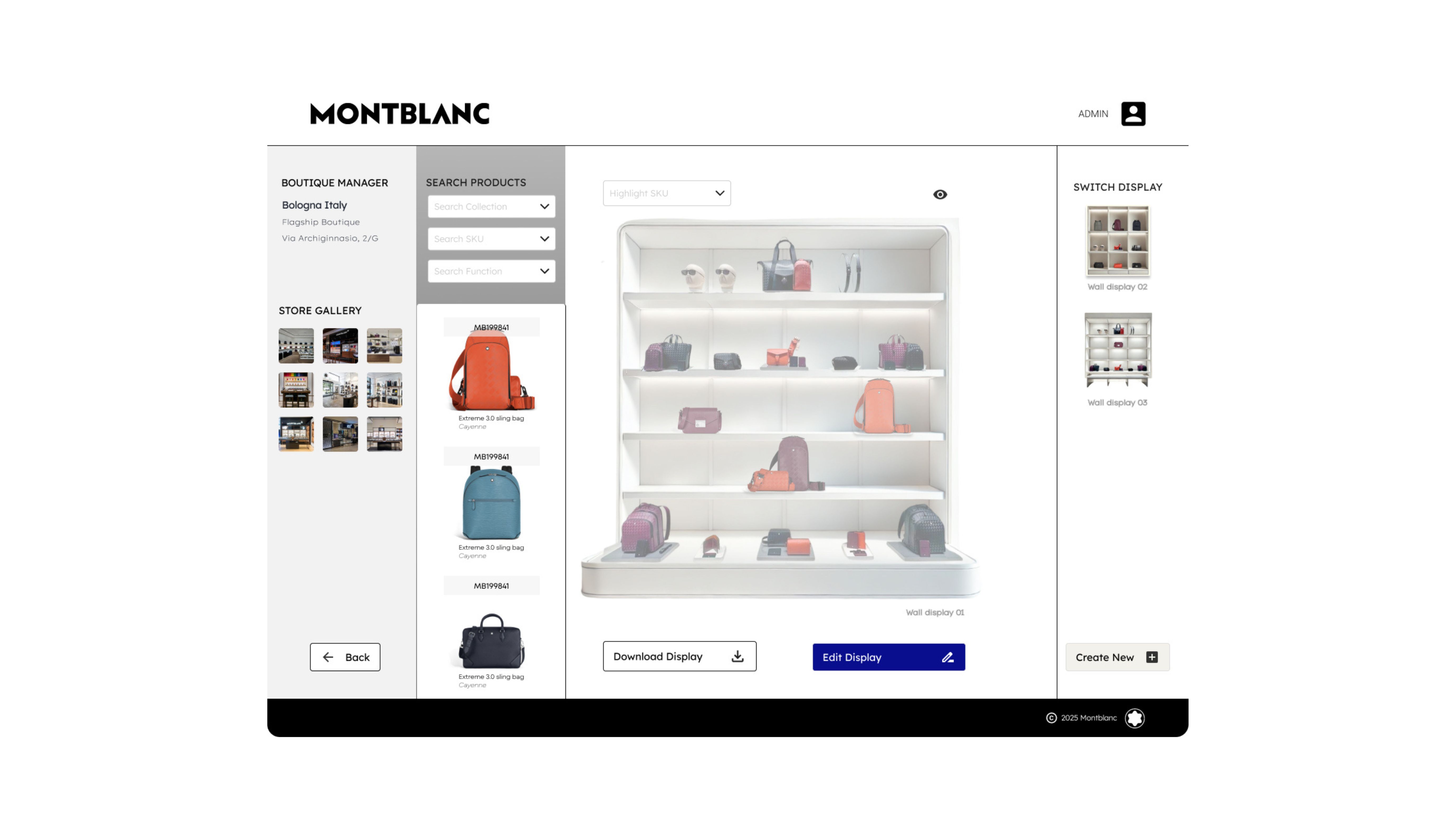 Montblanc visualisation screen 5