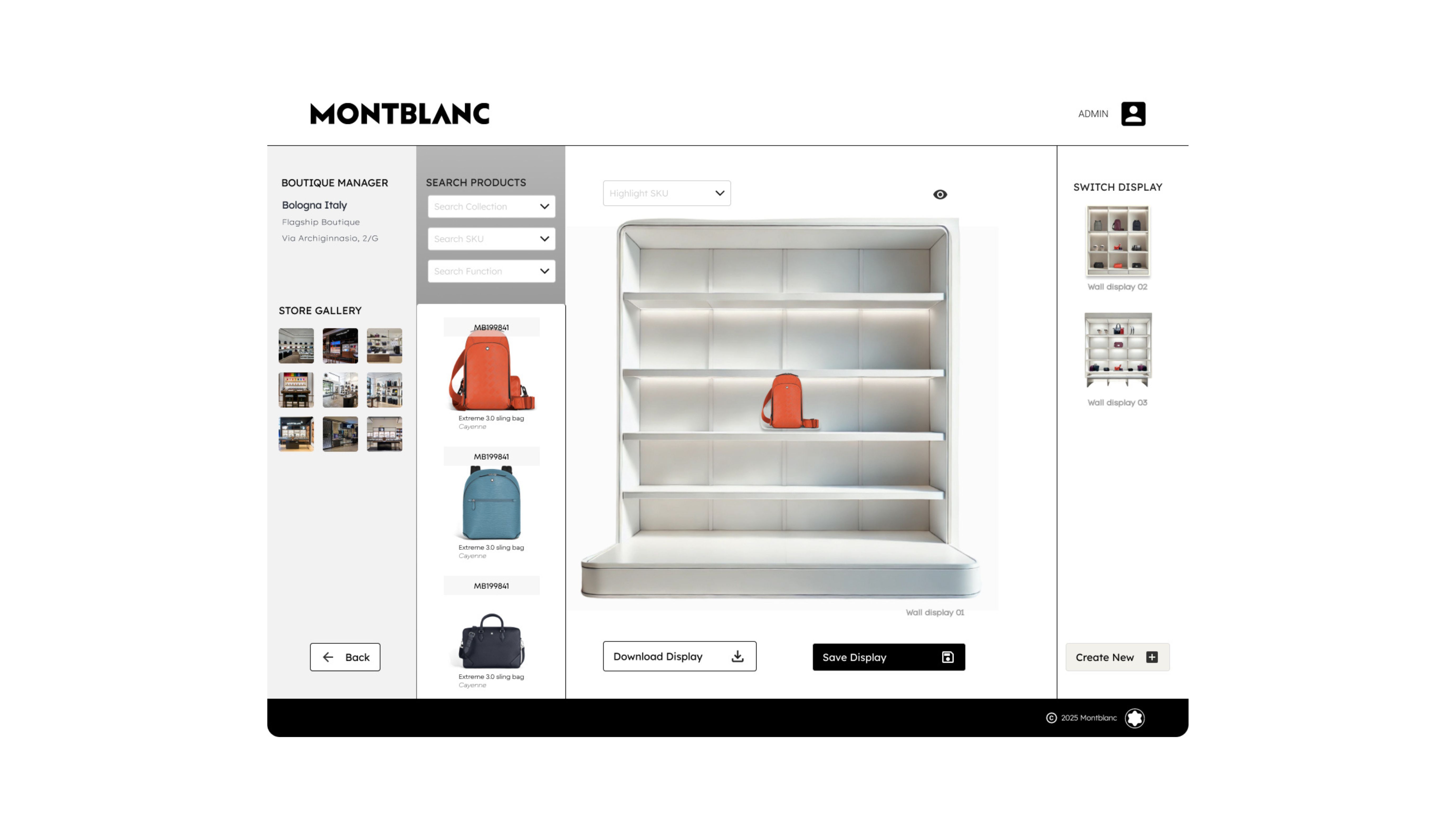 Montblanc visualisation screen 7